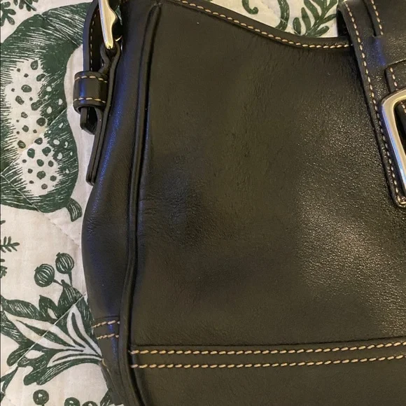 Coach 7584 Black Leather Shoulder Bag, nice condition Shoulder Bags